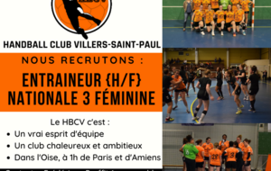 Recrutement Nationale 3 Féminine - Entraîneur