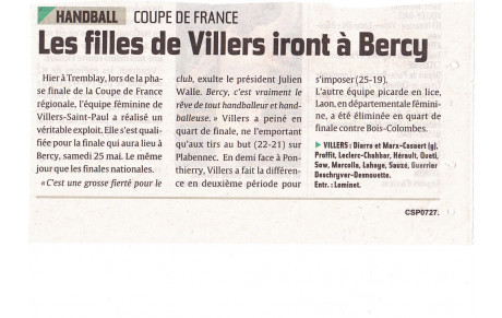 Le HBCV dans la presse !
