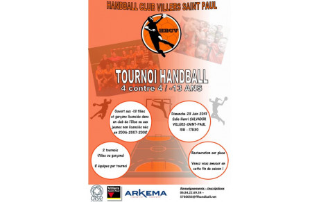 Tournoi 4 VS 4 / -13 ans
