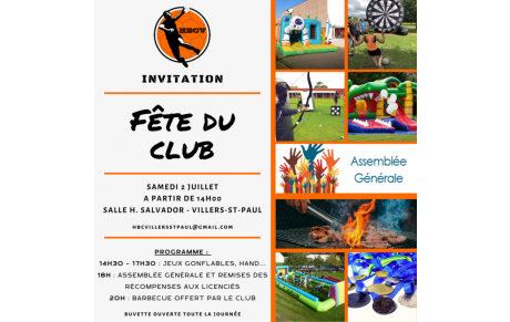Fête du Club et Assemblée Générale